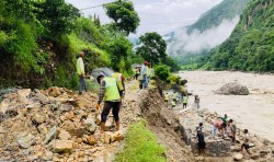 बागलुङमा विश्व बैंकको सहयोगमा ३ सडक स्तरोन्नति गरिँदै