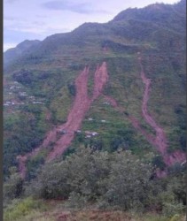 दोरम्बा पहिरोः छ जनाको मृत्यु, चार बेपत्ता